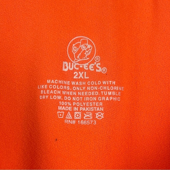 Buc-ees 2X XXL Vibrant Neon Orange Women's Athletic Shorts Running Active - Picture 5 of 6